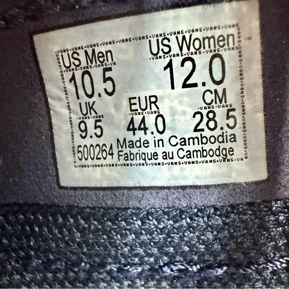 VANS UltraRange EXO Blue Mens Size 10.5 Like New Condition 500264 - Picture 15 of 16